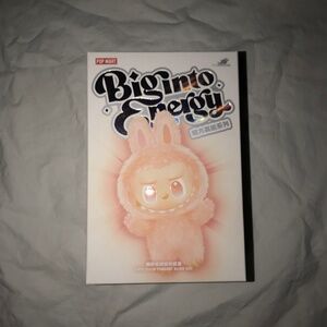 NEW SEALED LOVE Labubu V3 Big Into Energy Authentic Plush Pendant Red Pink